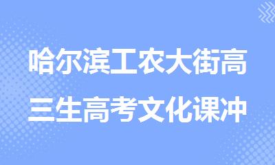 哈尔滨工农大街高三生高考文化课冲 刺辅导补习机构