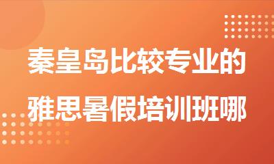 秦皇岛比较专业的雅思暑假培训班哪家好