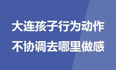大连孩子行为动作不协调去哪里做感统训练好