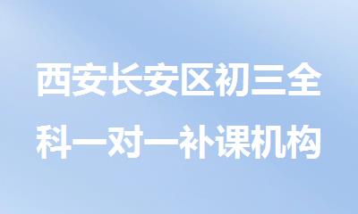 西安长安区初三全科一对一补课机构精选名单出炉