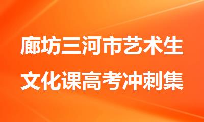 廊坊三河市艺术生文化课高考冲刺集训补习班