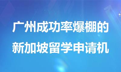 广州成功率爆棚的新加坡留学申请机构名单出炉
