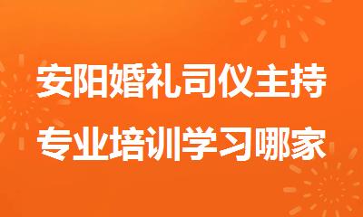 安阳婚礼司仪主持专业培训学习哪家好