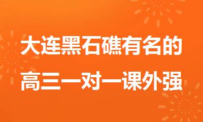 大连黑石礁有名的高三一对一课外强化补习辅导机构推荐