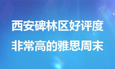 西安碑林区好评度非常高的雅思周末日常班精选