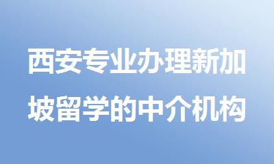 西安专业办理新加坡留学的中介机构推荐立思辰留学