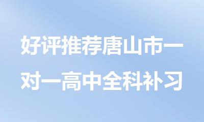 好评推荐唐山市一对一高中全科补习机构