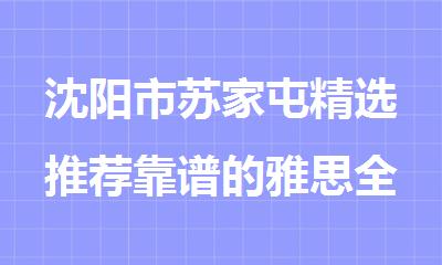沈阳市苏家屯精选推荐靠谱的雅思全日制班