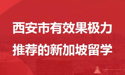 西安市有效果极力推荐的新加坡留学机构排名