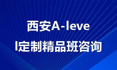 西安A-level定制精品班咨询服务机构