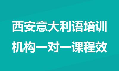 西安意大利语培训机构一对一课程效果比较好的