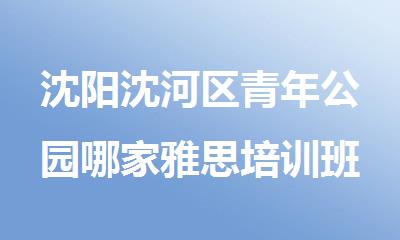 沈阳沈河区青年公园哪家雅思培训班教学质量还不错