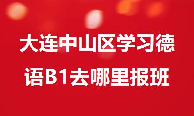 大连中山区学习德语B1去哪里报班好