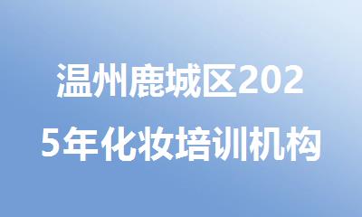 温州鹿城区2025年化妆培训机构人气榜