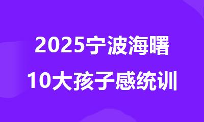2025宁波海曙10大孩子感统训练项目机构排行榜名单出炉