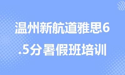 温州新航道雅思6.5分暑假班培训机构主页