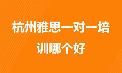 杭州雅思一对一培训哪个好