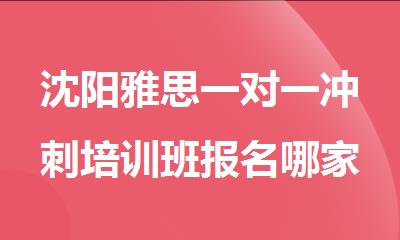 沈阳雅思一对一冲刺培训班报名哪家精选名单推荐
