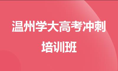 温州学大高考冲刺培训班