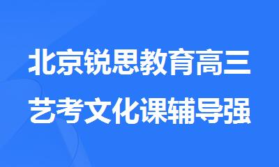 北京锐思教育高三艺考文化课辅导强化培训班