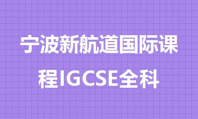 宁波新航道国际课程IGCSE全科个性化培训机构