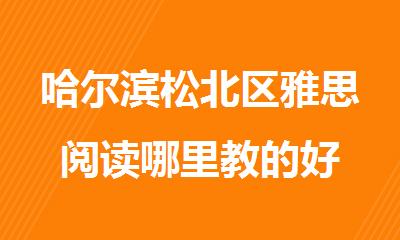 哈尔滨松北区雅思阅读哪里教的好