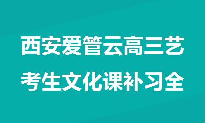 西安爱管云高三艺考生文化课补习全托机构