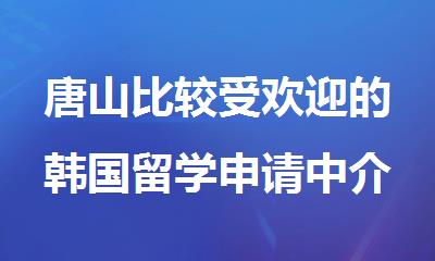 唐山比较受欢迎的韩国留学申请中介机构