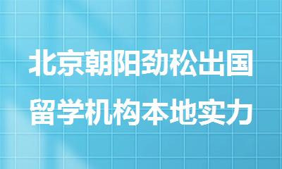 北京朝阳劲松出国留学机构本地实力排名一览