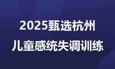 2025甄选杭州儿童感统失调训练机构十大排行榜榜单出炉