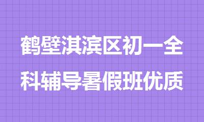 鹤壁淇滨区初一全科辅导暑假班优质口碑精选名单公布