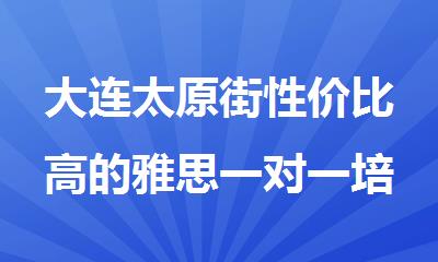 大连太原街性价比高的雅思一对一培训机构