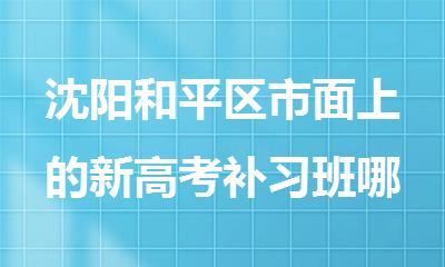 沈阳和平区市面上的新高考补习班哪家师资强