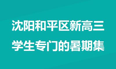沈阳和平区新高三学生专门的暑期集训补习中心