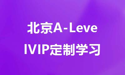 北京A-LevelVIP定制学习计划课程辅导班更新
