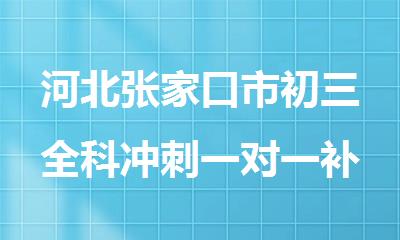 河北张家口市初三全科冲刺一对一补习班