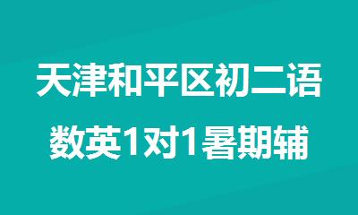 天津和平区初二语数英1对1暑期辅导培训机构