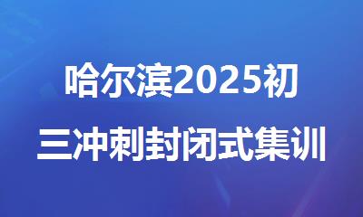 哈尔滨2025初三冲刺封闭式集训班哪家教学实力好