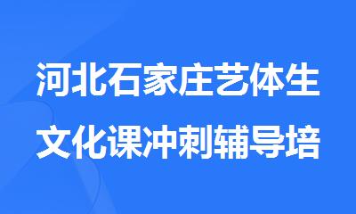 河北石家庄艺体生文化课冲刺辅导培训机构