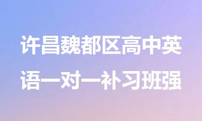 许昌魏都区高中英语一对一补习班强化提分选哪家