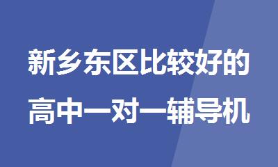 新乡东区比较好的高中一对一辅导机构