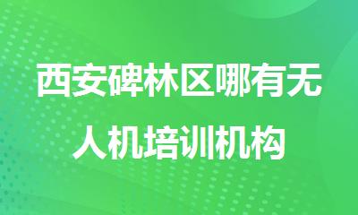 西安碑林区哪有无人机培训机构