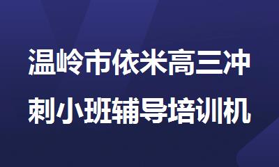 温岭市依米高三冲刺小班辅导培训机构