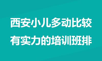 西安小儿多动比较有实力的培训班排行榜