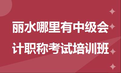 丽水哪里有中级会计职称考试培训班排行榜名单出炉