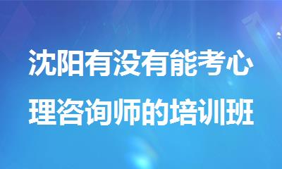沈阳有没有能考心理咨询师的培训班推荐