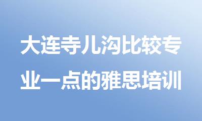 大连寺儿沟比较专业一点的雅思培训暑假封闭营有哪些