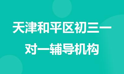 天津和平区初三一对一辅导机构