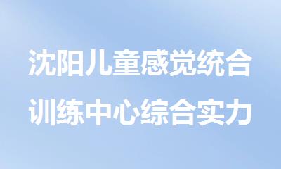 沈阳儿童感觉统合训练中心综合实力强的名单推荐