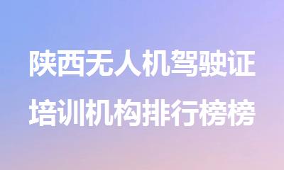 陕西无人机驾驶证培训机构排行榜榜单公布